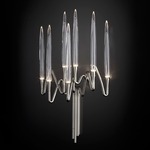 Il Pezzo 3 Wall Sconce - Polished Nickel / Crystal