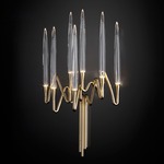 Il Pezzo 3 Wall Sconce - Polished Gold / Crystal