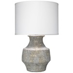 Masonry Table Lamp - Gray / White