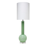 Studio Table Lamp - Leaf Green / White Linen