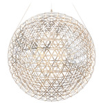 Raimond XL Pendant - White / Stainless Steel