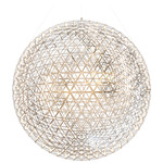 Raimond XL Pendant - White / Stainless Steel