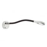 Cirrus Wall Light - Polished Nickel / Chocolate Brown