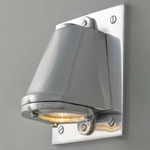 Mast Outdoor Wall Light - Anodized Aluminum / Clear