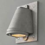 Mast Outdoor Wall Light - Sanded Anodized Aluminum / Clear