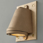 Mast Outdoor Wall Light - Sanded Bronze / Clear