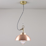 Shipyard Outdoor Pendant - Copper / Clear