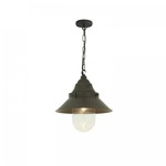 Ships 7244 Outdoor Pendant - Weathered Brass / Clear