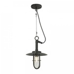 Ships 7523 Outdoor Pendant - Weathered Brass / Clear