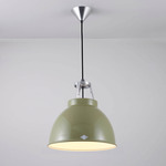 Titan Size 1 Pendant - Olive Green / White