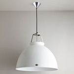 Titan Size 5 Pendant - White / White