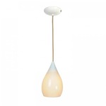 Drop One Pendant - Gloss White / Natural White