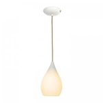 Drop One Pendant - Matte White / Natural White