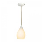 Drop One Pendant - Matte White / Natural White