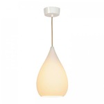 Drop One Pendant - Gloss White / Natural White