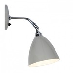 Task Short Wall Sconce - Putty Grey