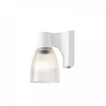 Minster 1 Wall Sconce - White / Prismatic