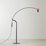 Hercules Floor Lamp - Matte Black / Copper