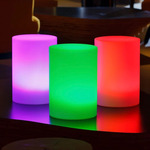 Mini Tower Portable Bluetooth Indoor / Outdoor LED Lamp - White