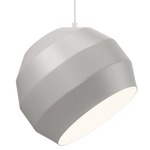 Pitch Pendant - White / Light Grey