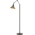 Henry Floor Lamp - Dark Smoke / Soft Gold