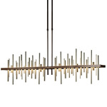 Cityscape Large Linear Pendant - Bronze / Soft Gold