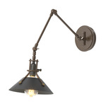 Henry Swing Arm Wall Sconce - Bronze / Black