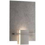 Aperture Wall Sconce - Natural Iron / White Art