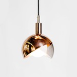 Calimero Pendant - Black / Copper / Smoke Grey