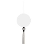 Calliope N4 Pendant - Frost White / Smoky Grey