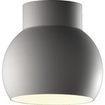 Sphere Ceiling Flush Light - White