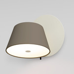 Tam Tam Wall Sconce - Off White / Grey Brown