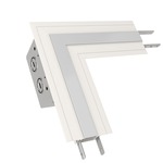 TruLine 1A L-Picture Frame Power Channel Connector  - White