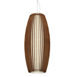 Stecche Di Legno Barrel Pendant - Imbuia