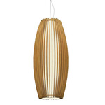 Stecche Di Legno Barrel Pendant - Blonde Freijo