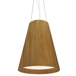 Conical Pendant - Blonde Freijo