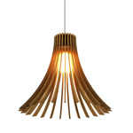 Stecche Di Legno Flare Pendant - Blonde Freijo