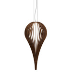 Cappadocia Reverse Pendant - Imbuia / White