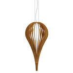 Cappadocia Reverse Pendant - Teak / White