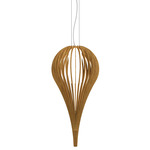 Cappadocia Reverse Pendant - Blonde Freijo / White