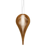 Cappadocia Reverse Pendant - Teak / White