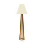 Ripado Floor Lamp - Blonde Freijo / Off White