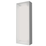 Squadro Miter Wall Sconce - White / White Acrylic