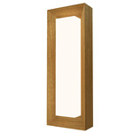 Squadro Miter Wall Sconce - Blonde Freijo / White Acrylic