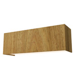 Clean Rectangle Wall Sconce - Blonde Freijo / White Acrylic