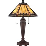 Arden Desk Lamp - Russett / Tiffany