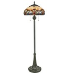Belle Fleur Floor Lamp - Vintage Bronze / Tiffany