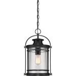 Booker Outdoor Pendant - Mystic Black / Clear Seedy
