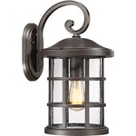 Crusade Outdoor Wall Light - Palladian Bronze / Clear Seedy