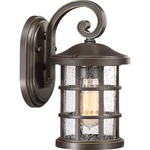 Crusade Outdoor Wall Light - Palladian Bronze / Clear Seedy